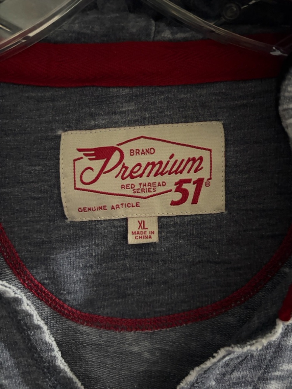 St. Thomas V.I. Hooded Pullover - Charcoal Gray.  Unisex. - Picture 2 of 4